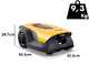 Stiga A 25v - Robot cortac&eacute;sped - Sin instalaci&oacute;n - Con bater&iacute;a E-Power de 6,0 Ah