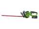 Greenworks G48HT - Cortasetos el&eacute;ctrico de bater&iacute;a 48V 2Ah + bater&iacute;a 48V 2Ah gratis - Cuchilla de 51 cm