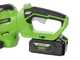 Greenworks G48HT - Cortasetos el&eacute;ctrico de bater&iacute;a 48V 2Ah + bater&iacute;a 48V 2Ah gratis - Cuchilla de 51 cm