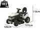 Blackstone CONDOR 98-170 LM-H - Tractor cortac&eacute;sped con cambio hidr&aacute;ulico - Salida lateral - Mulching