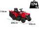 A 98 HD - Tractor cortac&eacute;sped - Cambio hidrost&aacute;tico - Recogedor - Mulching