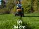 Stiga Estate 384e - Kit Tractor cortac&eacute;sped con 1 m&oacute;dulo bater&iacute;a ePower Pro 56 V/40 Ah - Recogedor y mulching