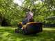 Stiga Estate 384e - Kit Tractor cortac&eacute;sped con 1 m&oacute;dulo bater&iacute;a ePower Pro 56 V/40 Ah - Recogedor y mulching