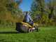 Stiga Estate 384e - Kit Tractor cortac&eacute;sped con 1 m&oacute;dulo bater&iacute;a ePower Pro 56 V/40 Ah - Recogedor y mulching