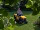 Stiga Estate 384e - Kit Tractor cortac&eacute;sped con 1 m&oacute;dulo bater&iacute;a ePower Pro 56 V/40 Ah - Recogedor y mulching