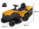 Stiga Estate 384e - Kit Tractor cortac&eacute;sped con 1 m&oacute;dulo bater&iacute;a ePower Pro 56 V/40 Ah - Recogedor y mulching