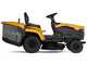 Stiga Estate 384e - Kit Tractor cortac&eacute;sped con 1 m&oacute;dulo bater&iacute;a ePower Pro 56 V/40 Ah - Recogedor y mulching