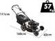 Marina Systems MX 57 SK 3V - Cortac&eacute;sped de gasolina autopropulsado - Motor Kohler HD775