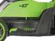 Greenworks LM4104 - Cortac&eacute;sped de bater&iacute;a 40 V - BATER&Iacute;A Y CARGADOR NO EST&Aacute;N INCLUIDOS