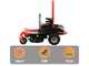 GeoTech ZTM 107-200 - Tractor cortac&eacute;sped profesional de giro cero - Salida lateral - Motor de 546 cc