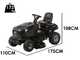 AL-KO Easy 13-92.6 CS-A - Tractor cortac&eacute;sped - Transmisi&oacute;n continua CVT - Salida lateral
