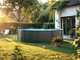 Gre Anthracite Redonda &Oslash;460 x 120 cm - Piscina desmontable de acero
