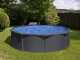 Gre Anthracite Redonda &Oslash;460 x 120 cm - Piscina desmontable de acero