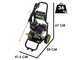 Ribimex RX21T - Hidrolimpiadora de gasolina - 200 bar 678 L/h - Motor Loncin de 196 cc
