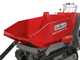 GeoTech Pro GeoPorter 650 DHS Hydro - Carretilla de orugas con caj&oacute;n dumper de 650 kg y pala - Cambio hidrost&aacute;tico