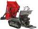 GeoTech Pro GeoPorter 650 DHS Hydro - Carretilla de orugas con caj&oacute;n dumper de 650 kg y pala - Cambio hidrost&aacute;tico