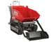 GeoTech Pro GeoPorter 650 DHS Hydro - Carretilla de orugas con caj&oacute;n dumper de 650 kg y pala - Cambio hidrost&aacute;tico