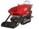 GeoTech Pro GeoPorter 650 DHS Hydro - Carretilla de orugas con caj&oacute;n dumper de 650 kg y pala - Cambio hidrost&aacute;tico