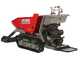 GeoTech Pro GeoPorter 650 DHS Hydro - Carretilla de orugas con caj&oacute;n dumper de 650 kg y pala - Cambio hidrost&aacute;tico