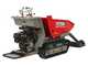 GeoTech Pro GeoPorter 650 DHS Hydro - Carretilla de orugas con caj&oacute;n dumper de 650 kg y pala - Cambio hidrost&aacute;tico