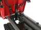 GeoTech Pro GeoPorter 650 DHS Hydro - Carretilla de orugas con caj&oacute;n dumper de 650 kg y pala - Cambio hidrost&aacute;tico