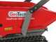 GeoTech Pro GeoPorter 650 DHS Hydro - Carretilla de orugas con caj&oacute;n dumper de 650 kg y pala - Cambio hidrost&aacute;tico