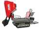 GeoTech Pro GeoPorter 580 DHSL Hydro - Carretilla con caj&oacute;n elevable tipo pant&oacute;grafo - Cambio hidrost&aacute;tico