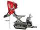 GeoTech Pro GeoPorter 580 DHSL Hydro - Carretilla con caj&oacute;n elevable tipo pant&oacute;grafo - Cambio hidrost&aacute;tico