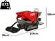 GeoTech Pro GeoPorter 580 DHSL Hydro - Carretilla con caj&oacute;n elevable tipo pant&oacute;grafo - Cambio hidrost&aacute;tico