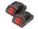 GeoTech X-Line MT-40V - Desbrozadora multifunci&oacute;n de bater&iacute;a - 40V - 2x20V 2Ah