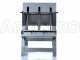 Enotecnica Pillan 3B INOX - Embotelladora manual 3 ca&ntilde;os con boquillas, dep&oacute;sito y chasis de acero inoxidable