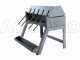 Enotecnica Pillan 5B INOX - Embotelladora manual de 5 ca&ntilde;os con boquillas, dep&oacute;sito y chasis de acero inoxidable