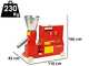 GeoTech EWPM200T - Peletizadora trif&aacute;sica - Para fabricar en casa pellets de calefacci&oacute;n