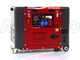 GeoTech Pro DGP8000SE-3 - Generador de corriente di&eacute;sel silencioso silencioso con ruedas y AVR 6 kW - Continua 5.5 kW Trif&aacute;sica + ATS