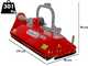 GeoTech-Pro MFM 165-H - Trituradora para tractor - Serie media - Desplazamiento hidr&aacute;ulico