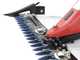 Barra segadora central profesional tipo SEMIFITTA con puntas laterales, cm 127