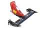 Barra segadora central profesional tipo SEMIFITTA con puntas laterales, cm 127