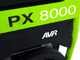 Pramac PX 8000 - Generador de corriente con AVR y arranque el&eacute;ctrico 5.4 kW - Continua 4.5 kW Monof&aacute;sica
