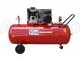 Fini Advanced MK 103-200-3M - Compresor de aire el&eacute;ctrico monof&aacute;sico de correa - Motor 3 HP - 200 L