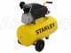 Stanley D210/8/50 - Compresor de aire el&eacute;ctrico con ruedas - motor 2 HP - 50 l