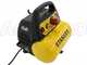 Stanley DN 200/8/6 - Compresor de aire el&eacute;ctrico port&aacute;til monof&aacute;sico, sin aceite - Motor 1.5 HP - 6 L