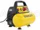 Stanley DN 200/8/6 - Compresor de aire el&eacute;ctrico port&aacute;til monof&aacute;sico, sin aceite - Motor 1.5 HP - 6 L