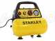 Stanley DN 200/8/6 - Compresor de aire el&eacute;ctrico port&aacute;til monof&aacute;sico, sin aceite - Motor 1.5 HP - 6 L