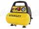 Stanley DN 200/8/6 - Compresor de aire el&eacute;ctrico port&aacute;til monof&aacute;sico, sin aceite - Motor 1.5 HP - 6 L