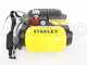 Stanley DN 200/10/5 - Compresor de aire el&eacute;ctrico port&aacute;til monof&aacute;sico, sin aceite - Motor 1.5 HP - 5 L