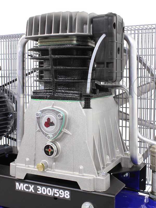 Michelin MCX 300 598 - Compresor de aire el&eacute;ctrico de correa - Motor 5.5 HP - 270 L
