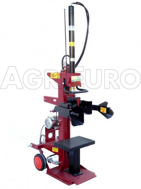 Rajadora de le&ntilde;a vertical el&eacute;ctrica AgriEuro SIE 10 toneladas, carrera 1000 mm