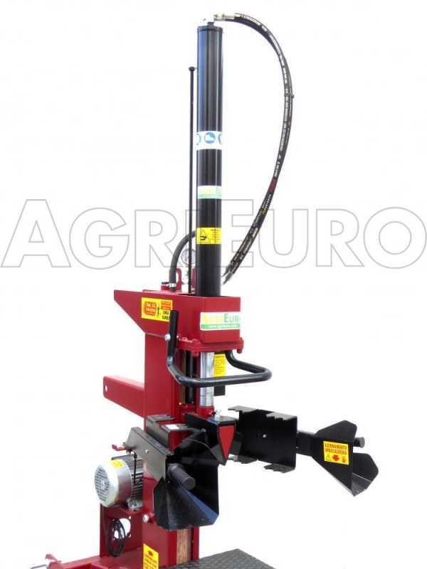 Rajadora de le&ntilde;a vertical el&eacute;ctrica AgriEuro SIE 15 toneladas, carrera 1000 mm