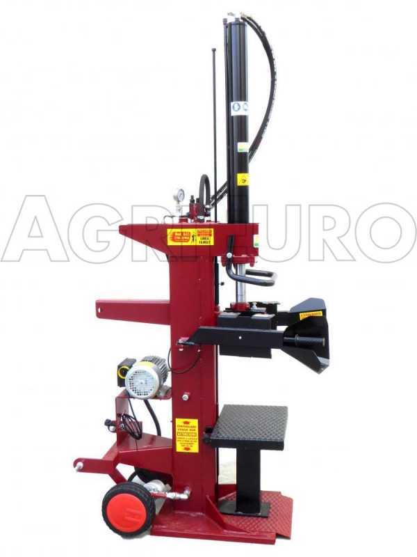 Rajadora de le&ntilde;a vertical el&eacute;ctrica AgriEuro SIE 15 toneladas, carrera 1000 mm