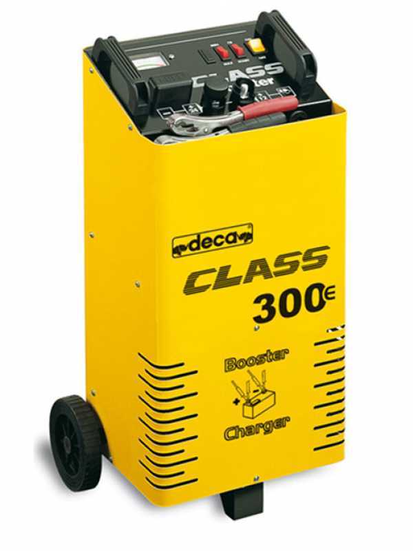 Deca CLASS BOOSTER 300E - Cargador de bater&iacute;a arrancador - con ruedas - monof&aacute;sico - bater&iacute;a 12-24V